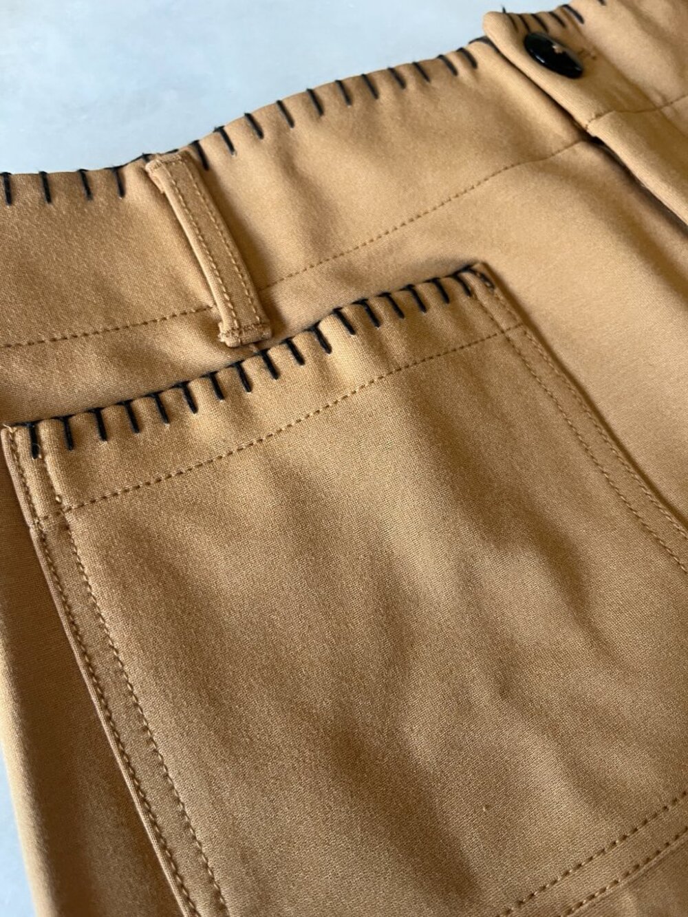 The Colette Whipstitch Crop Wide Leg Pant by Maeve 29 - Picture 6 of 12